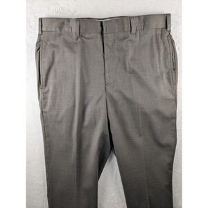 Brooks‎ Brothers Milano Fit Wool Dress Pants Reda Flexo Gray W32/28
